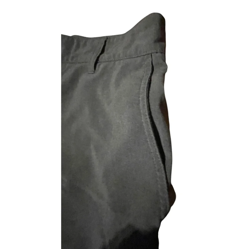 Panama Jack Mens Performance Golf Shorts Size 34 Charcoal Grey Flat Front